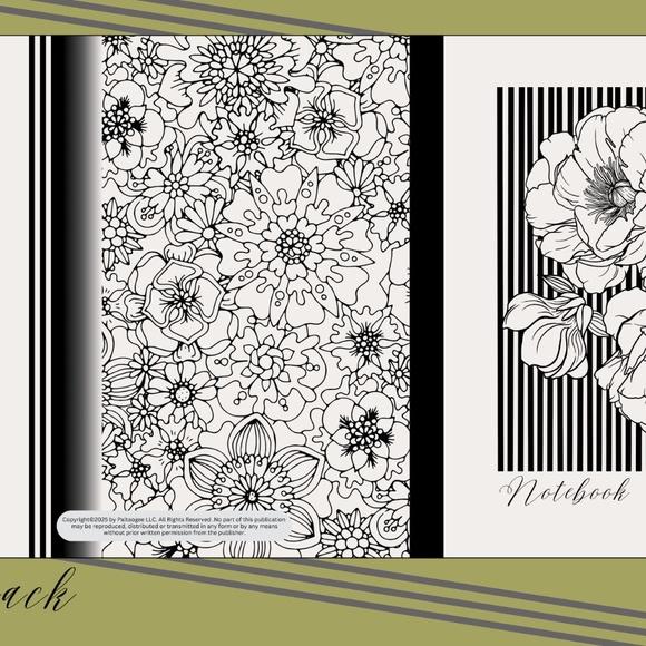 NOTEBOOK 100 PAGES, MATTE FINISH, SIZE 8.0" X 10.0", PAPERBACK COVER - Picture 4 of 5